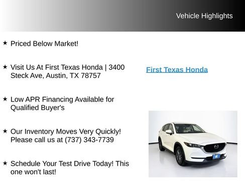 Used 2019 MAZDA CX-5 Touring FWD image 9