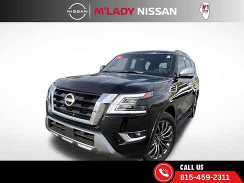 Certified 2024 Nissan Armada Platinum w/ Captain's Chairs Package image 2