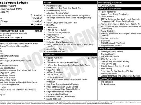 Used 2019 Jeep Compass Latitude w/ Popular Equipment Group image 13