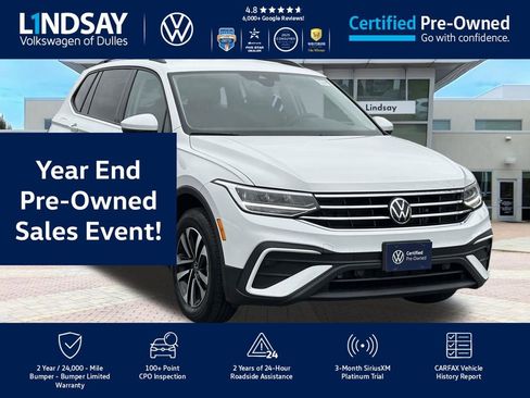 Certified 2023 Volkswagen Tiguan S w/ Driver Assistance Package image 1
