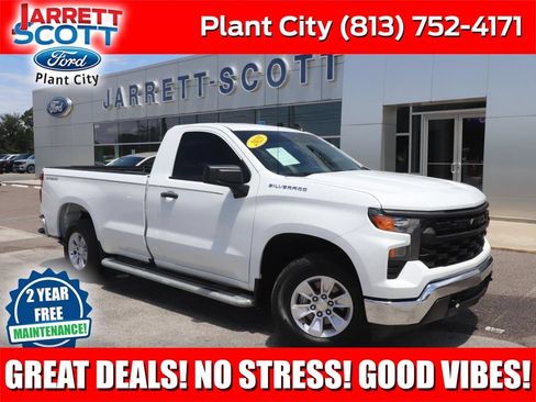 Used 2025 Chevrolet Silverado 1500 W/T RWD image 1