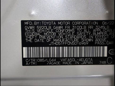 Certified 2022 Lexus LS 500 w/ Interior Upgrade Package RWD image 12