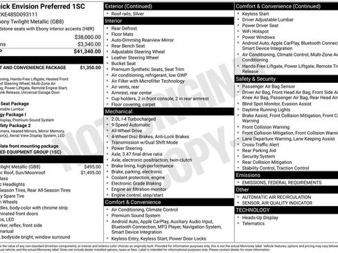 New 2025 Buick Envision Preferred image 44