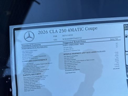 Used 2026 Mercedes-Benz CLA 250 4MATIC image 14