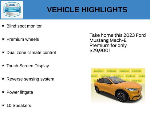 Used 2023 Ford Mustang Mach-E Premium RWD image 21