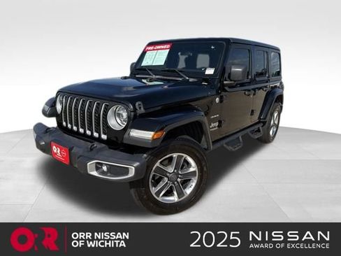 Used 2019 Jeep Wrangler Unlimited Sahara w/ Safety Group AWD/4WD image 1