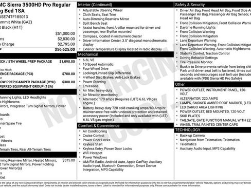 New 2026 GMC Sierra 3500 Pro image 29