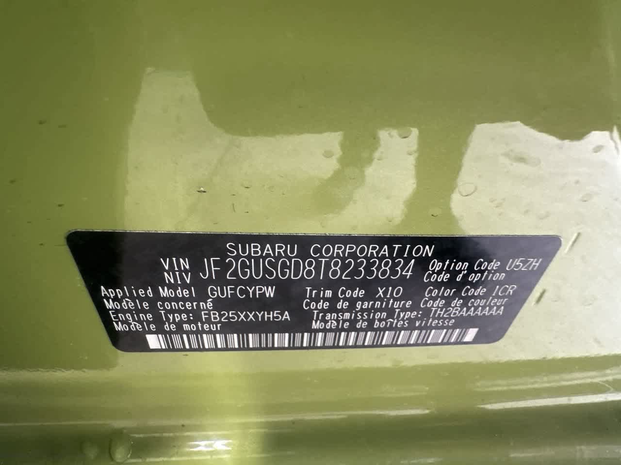 Certified 2026 Subaru Crosstrek 2.5i Sport w/ Crosstrek Mirror Package AWD/4WD image 29