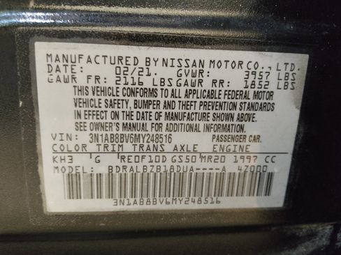 Used 2021 Nissan Sentra S FWD image 33