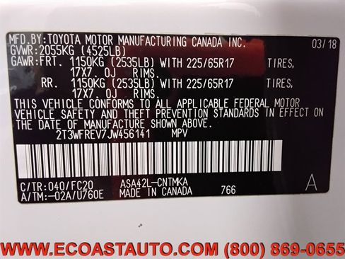 Used 2018 Toyota RAV4 XLE image 17