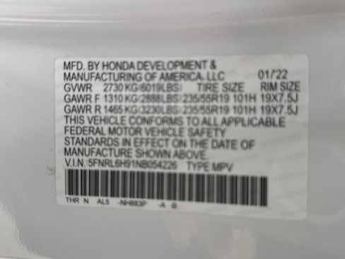 Used 2022 Honda Odyssey Elite image 29