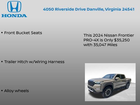 Used 2024 Nissan Frontier PRO-4X w/ Pro Convenience Package AWD/4WD image 25