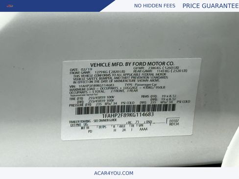Used 2019 Ford Taurus Limited FWD image 23