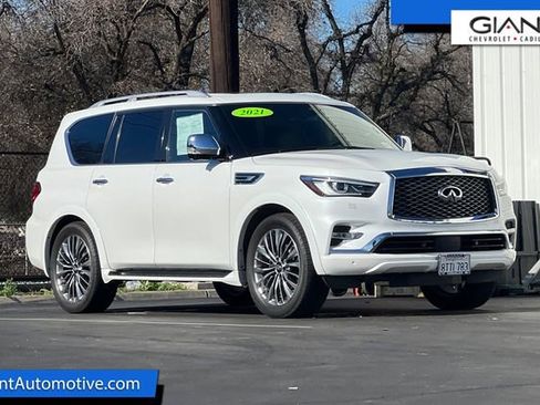 Used 2021 INFINITI QX80 Sensory w/ All-Season Package image 1