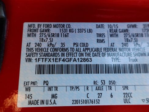 Used 2016 Ford F150 XLT w/ Equipment Group 301A Mid image 30