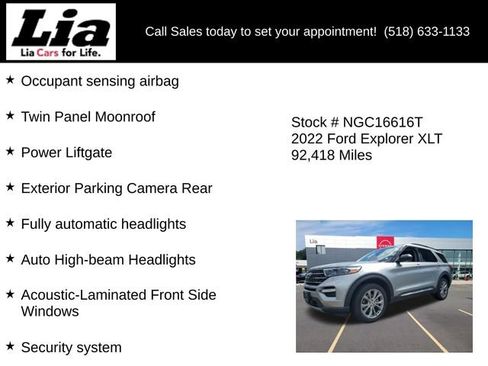 Used 2022 Ford Explorer XLT w/ Equipment Group 202A AWD/4WD image 30