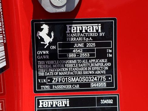 Used 2025 Ferrari 296 GTS RWD image 25