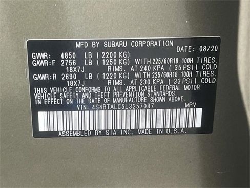 Used 2020 Subaru Outback Limited image 36