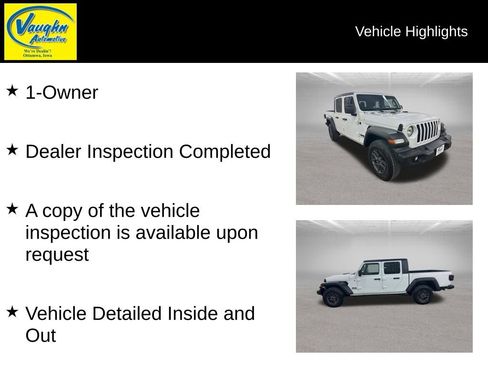 Used 2020 Jeep Gladiator Sport w/ Quick Order Package 24S image 2