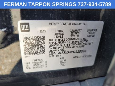 Certified 2023 Chevrolet Tahoe Premier w/ Max Trailering Package image 23