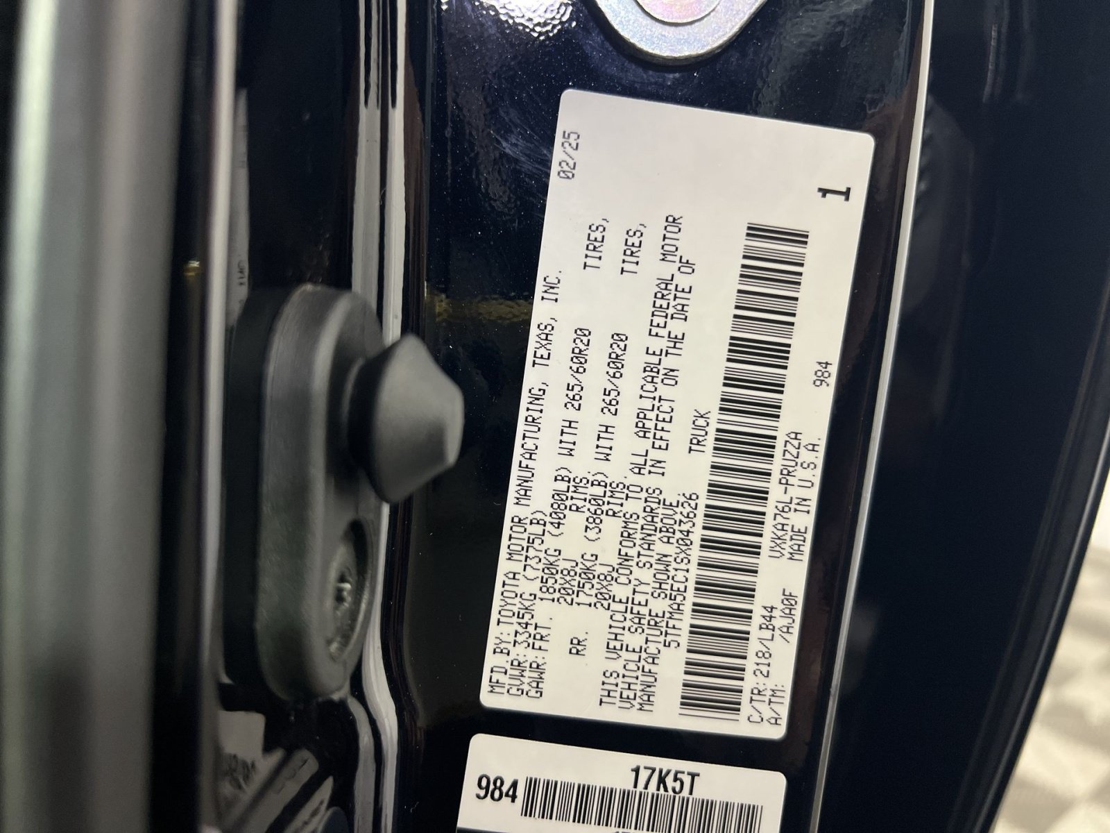 Used 2025 Toyota Tundra 1794 Edition AWD/4WD image 29