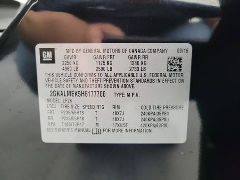 Used 2017 GMC Terrain SLE FWD image 33