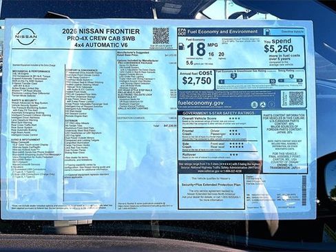 New 2026 Nissan Frontier PRO-4X image 14
