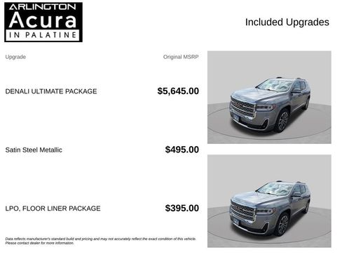Used 2020 GMC Acadia Denali w/ Denali Ultimate Package AWD/4WD image 4