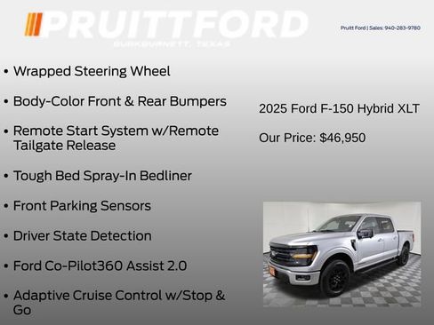 Used 2025 Ford F150 XLT w/ Equipment Group 302A MID AWD/4WD image 37