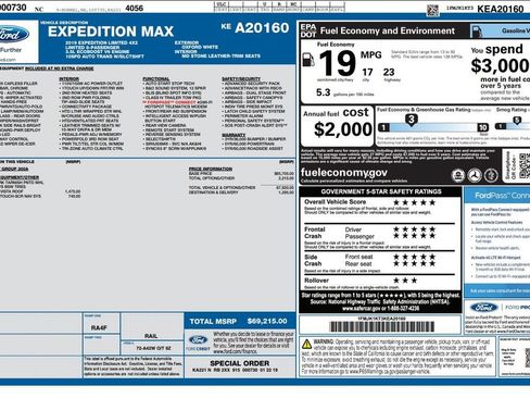 Used 2019 Ford Expedition Max Limited RWD image 4