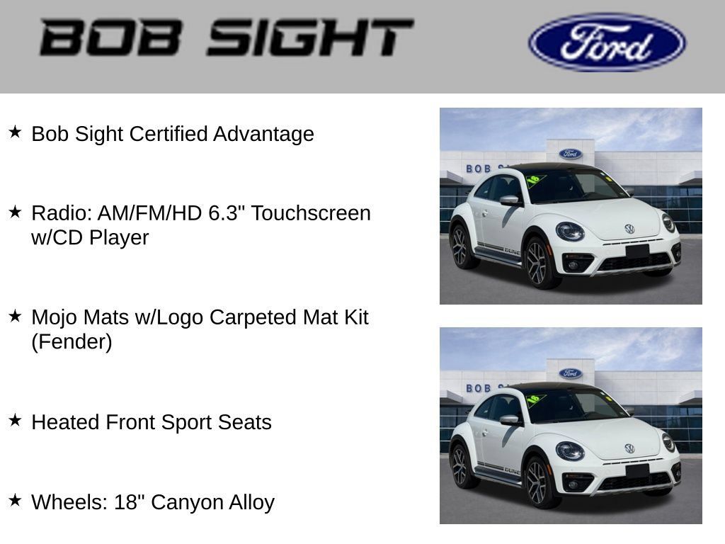 Used 2018 Volkswagen Beetle 2.0T Dune FWD image 3
