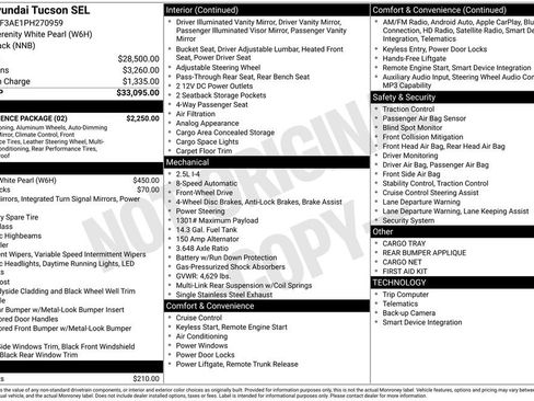 Used 2023 Hyundai Tucson SEL w/ Convenience Package FWD image 29