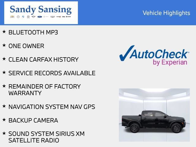 Used 2024 Ford Ranger XLT w/ Equipment Group 301A High RWD image 7