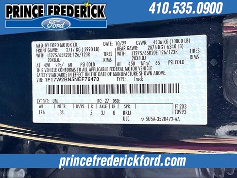 Used 2022 Ford F250 XLT w/ Black Appearance Package image 30