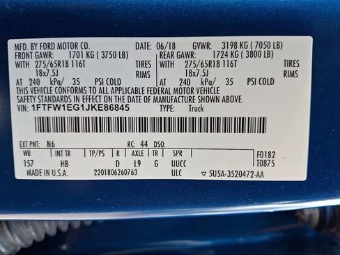 Used 2018 Ford F150 Lariat w/ Equipment Group 502A Luxury image 27