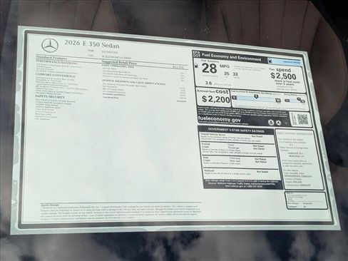 New 2026 Mercedes-Benz E 350 E 350 image 16