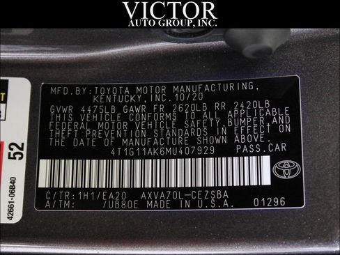 Used 2021 Toyota Camry SE FWD image 37