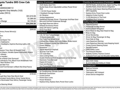 Used 2025 Toyota Tundra SR5 AWD/4WD image 47
