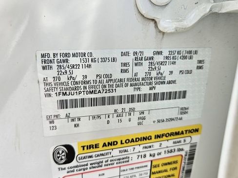 Used 2021 Ford Expedition King Ranch w/ Cargo Package image 7