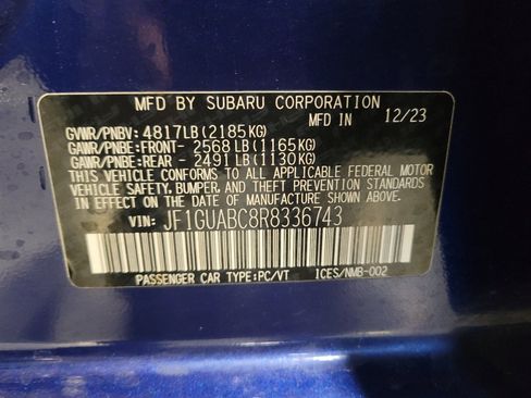 Used 2024 Subaru Impreza 2.0i w/ Popular Package #1A AWD/4WD image 33