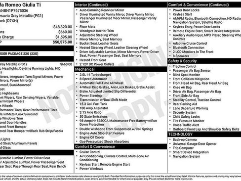 Used 2023 Alfa Romeo Giulia Ti image 8