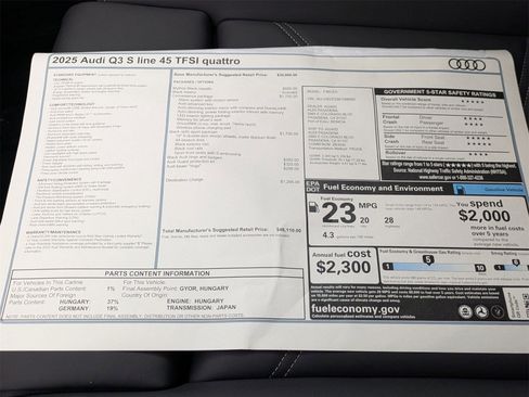 New 2025 Audi Q3 2.0T Premium image 18