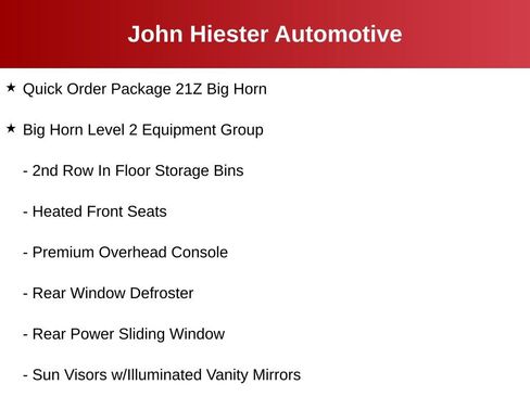 Used 2025 RAM 1500 Big Horn AWD/4WD image 4