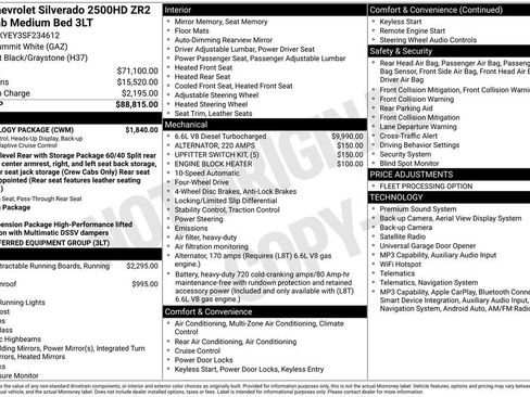 Used 2025 Chevrolet Silverado 2500 ZR2 w/ Technology Package AWD/4WD image 6