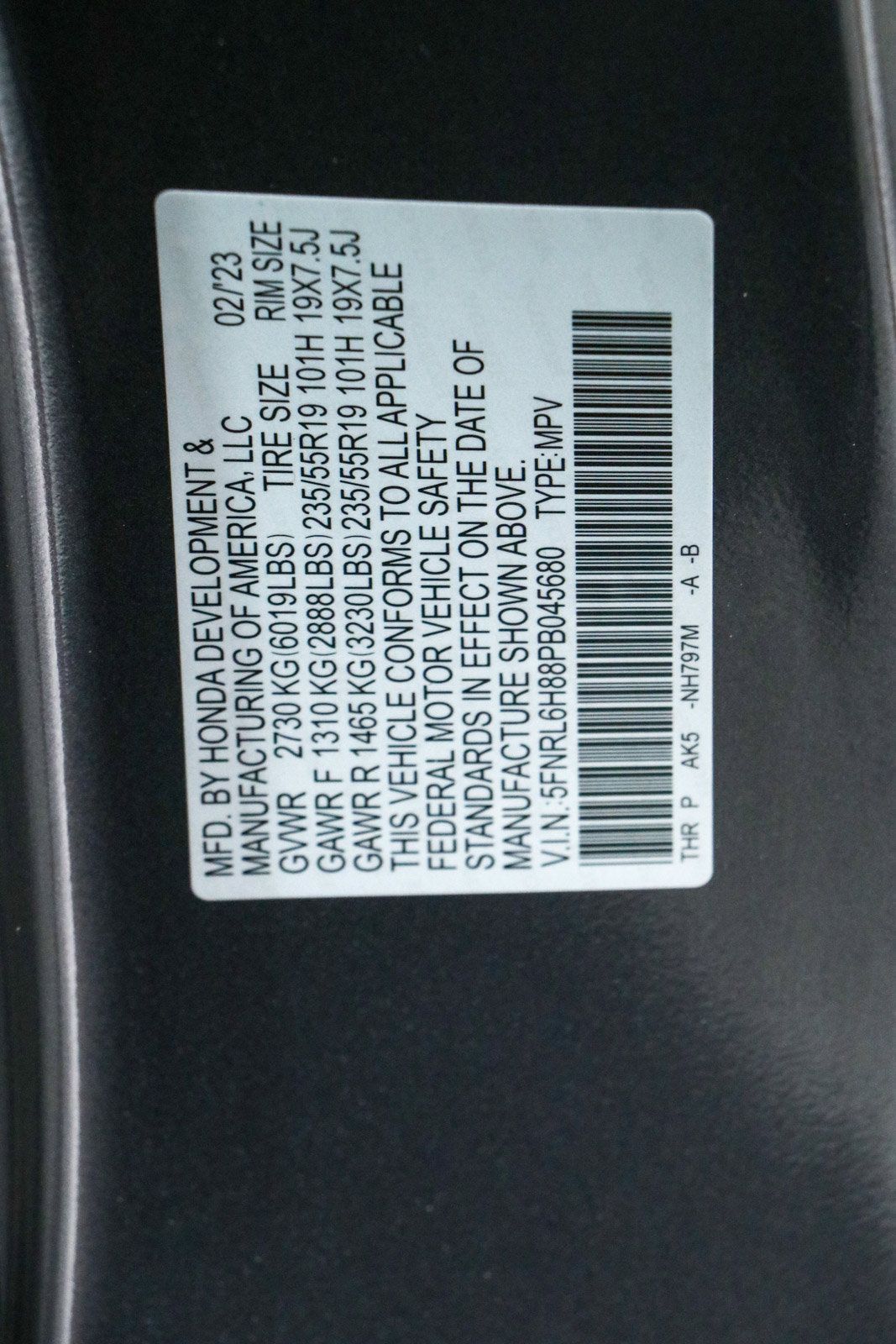 Used 2023 Honda Odyssey Touring image 36