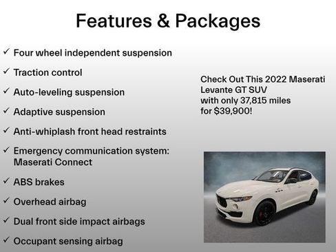 Used 2022 Maserati Levante GT AWD/4WD image 12