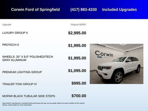 Used 2021 Jeep Grand Cherokee Limited w/ Luxury Group II AWD/4WD image 5