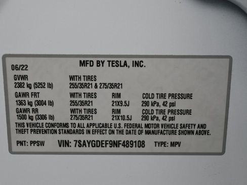 Used 2022 Tesla Model Y Performance AWD/4WD image 8