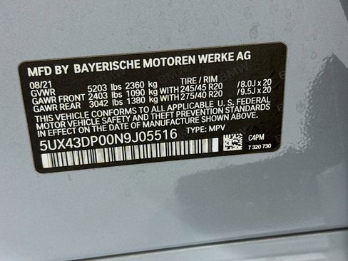Used 2022 BMW X3 sDrive30i w/ M Sport Package RWD image 25