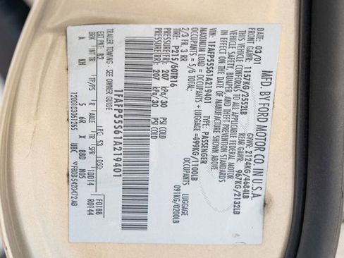 Used 2001 Ford Taurus SES FWD image 10